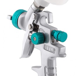 Stels Краскораспылитель AG 810 HVLP, гравитационный, сопло 0.8 мм и 1 мм 57361