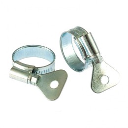 Сибртех Хомуты металлические, червячные 19-29 мм, ширина 12 мм, W1, с металлическим ключом, 2 шт 476517
