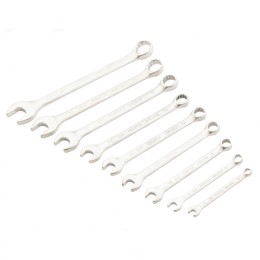 Matrix Набор ключей комбинированных, 6-22 мм, 9 шт, CrV, матовый хром 15410