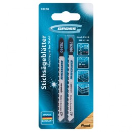 Gross Полотна для электролобзика по дереву, 2 шт, ( 3101-T101B ) 78260