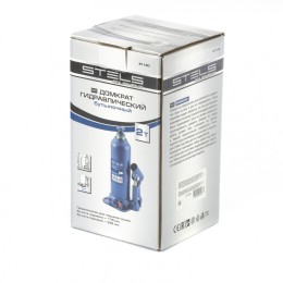 Stels Домкрат гидравлический бутылочный, 2 т, h подъема 178-338 мм 51160