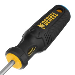 Denzel Отвертка SL6x150 мм, CrV, трехкомпонентная рукоятка 12199