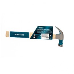 Gross Молоток-гвоздодер, 200 г, угол 45, магнит, обрезиненная рукоятка American hickory 10414