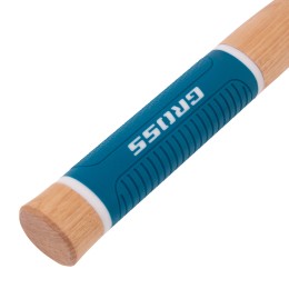 Gross Молоток-гвоздодер, 380 г, угол 75, магнит, обрезиненная рукоятка AMERICAN HICKORY // 10413