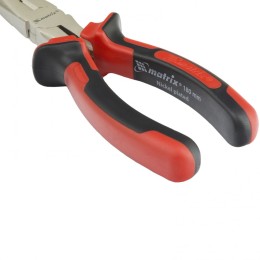 Matrix Длинногубцы прямые Nickel, 180 мм, никелированные, двухкомпонентные рукоятки 17166