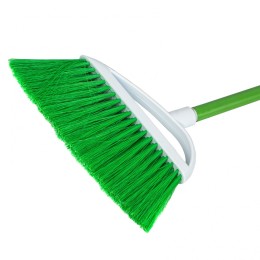 Palisad Щетка пластмасс. для подметания пола, премиум, 23 см, c черенком, 120 см, салатовая щетина, Home 935605