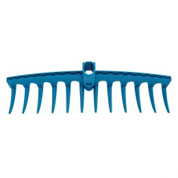 Palisad Грабли пластиковые, 400 мм, 12 прямых зубьев, усиленные, Luxe, 61732