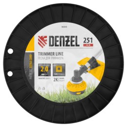 Denzel Леска для триммера двухкомпонентная квадрат, 2,0мм х 251м, на DIN катушке EXTRA CORD 96844