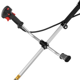 Denzel Триммер бензиновый DTS-43, 43 см3, неразъемная штанга, состоит из 2 частей 962135