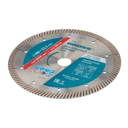 Gross Диск алмазный, 180 х 22.2 мм, турбо с лазерной перфорацией, сухая резка 73032