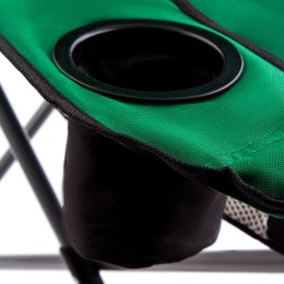 Palisad Кресло складное с подлокотниками и подстаканником, 60 х 60 х 110/92 см, Camping 69592