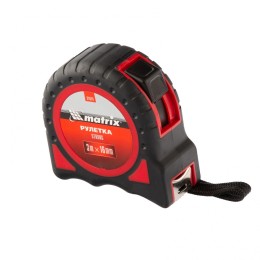 Matrix Рулетка Strong,3 м х 16 мм,обрезиненный корпус 31078