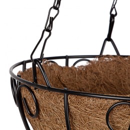 Palisad Подвесное кашпо с декором, 25 см, с кокосовой корзиной 69005