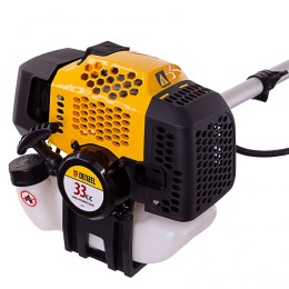 Denzel Триммер бензиновый DGT 330S, 33 см3, 1.8 л. с, разъемная штанга, состоит из 2 частей 96235