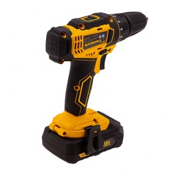 Denzel Дрель-шуруповерт аккумуляторная CDL-18-02BM, Li-Ion, 18 В, 2 аккумулятор 26116