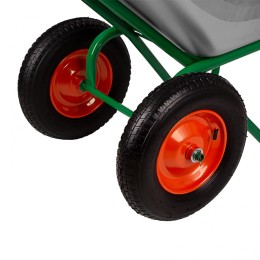 Palisad Тачка садово-строительная, 2-х колесная, усиленная, грузоподъемность 320 кг, объем 100 л 68923