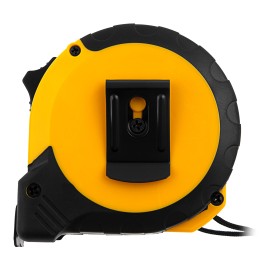 Denzel Рулетка 8м х 25мм, двухкомп. корпус, кнопка-пауза// 31544