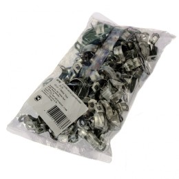 Сибртех Скоба металлическая двухлапковая, 25 мм, 100 шт 48193