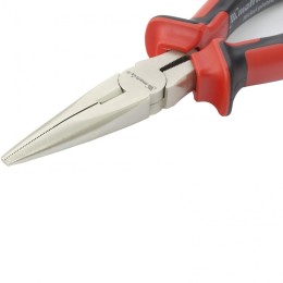 Matrix Длинногубцы прямые Nickel, 180 мм, никелированные, двухкомпонентные рукоятки 17166