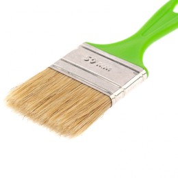 Сибртех Кисть флейцевая Евро , 50 x 8, натуральная щетина, пластиковая ручка 83302