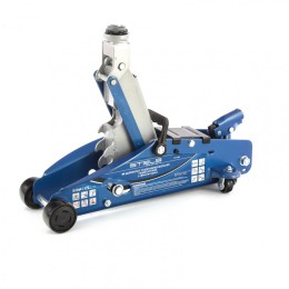 Stels Домкрат гидравлический подкатной 2.5 т, с фиксатором, Safety Pin, 140-385 мм 51152