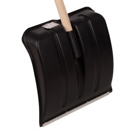 Sparta Лопата для уборки снега пластиковая, 380х385х1420 мм, деревянный черенок 615745