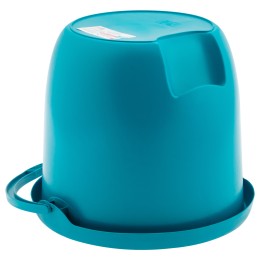 Palisad Ведро пластмассовое круглое 12 л, бирюзовое, Home 929575
