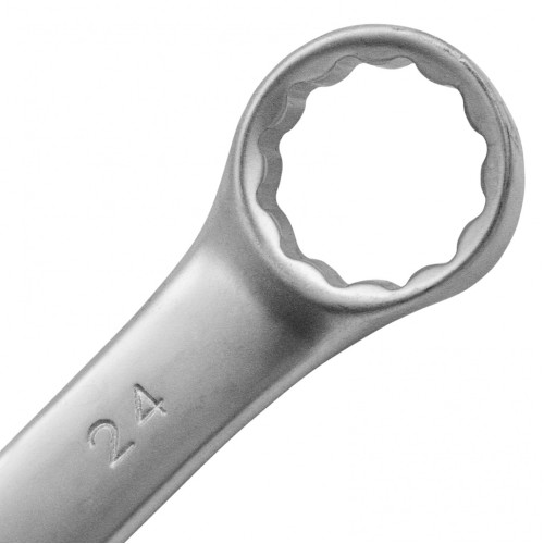 Ключ комбинированный, 24 мм, CrV, матовый хром Matrix 15119