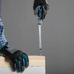 Gross Отвертка SL8 x 150 мм, S2, трехкомпонентная рукоятка 12119