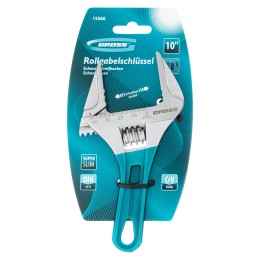 Gross Ключ разводной, 160 мм, CrV, укороченная ручка 15566