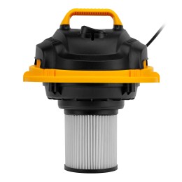 Denzel Пылесос строительный SVC15, 1200 Вт, бак 15 л, шланг 2 м 28201