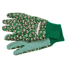 Palisad Перчатки садовые х/б ткань с ПВХ точкой, манжет, S 67761