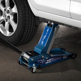 Stels Домкрат гидравлический подкатной, быстрый подъем, 3.5т, Low Profile Quick, 100-565 мм, профессиональный 51135