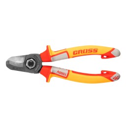 Gross Кабелерез, диэлектрические рукоятки до 1000 В, трехкомпонентные рукоятки, 160 мм 17725