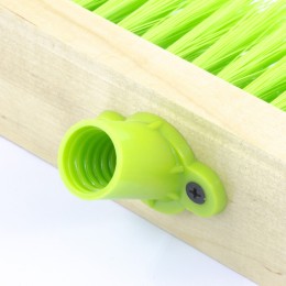 Сибртех Щетка деревянная для пола, 400 мм, пятирядная, тулейка с резьбой под углом, без черенка 84626