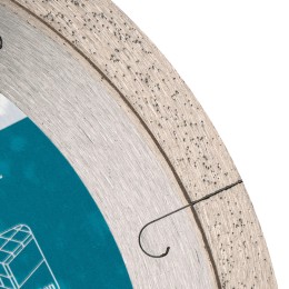 Gross Диск алмазный, 180 х 22.2 мм, сплошной c лазерной перфорацией, мокрая резка 73041