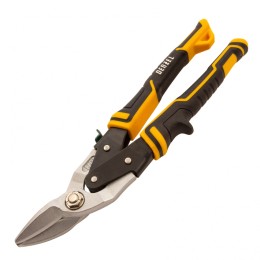 Denzel Ножницы по металлу, 270 мм, прямой и правый рез, сталь-СrMo, трехкомпонентные рукоятки 78371