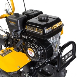 Denzel Мотоблок DPT-470, 7 л.с, ременное сцепление, ширина 85 см, глубина 35 см, фрез 3 х 4, ШОМ, передачи 3В/1Н 56405