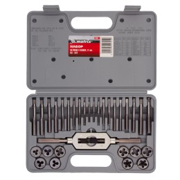 Matrix Набор метчиков и плашек М3-М12, 31 предмет 77337