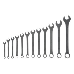 Сибртех Набор ключей комбинированных, 6-22 мм, 12 шт, CrV, фосфатированные, ГОСТ 16983 15477