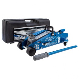 Stels Домкрат гидравлический подкатной с фиксатором 2.5 т в кейсе 51132