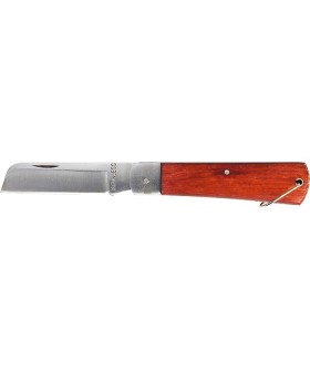 Sparta Нож складной, 200 мм, прямое лезвие, деревянная ручка 78998