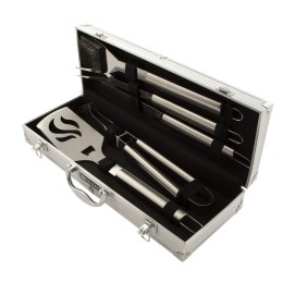 Palisad Набор приборов для барбекю, 5 шт, в алюминиевом кейсе, Camping ﻿69579