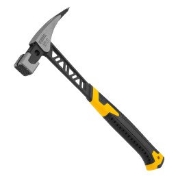 Denzel Молоток кровельщика 600 г, цельнокованый, боек с магнитом, двухкомп. обрезин. рук-ка 10623