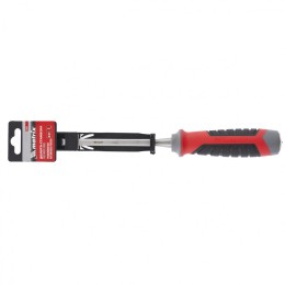 Matrix Долото-стамеска, 8 мм, 60 CrV, трехкомпонентная обрезиненная рукоятка 24743