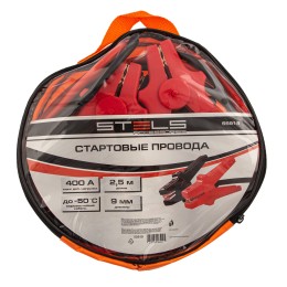 Stels Провода стартовые, 400 А, 2.5 м, сумка на молнии 55919