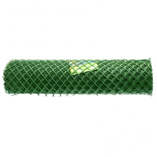 Решетка заборная в рулоне, 1.5 х 25 м, ячейка 75 х 75 мм, пластиковая, зеленая, Россия 64535