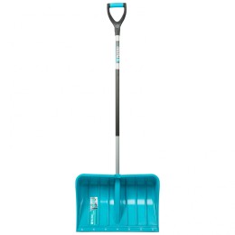 Palisad Лопата для уборки снега пластиковая Luxe, 540 х 375 х 1520 мм, стальной черенок, 615685