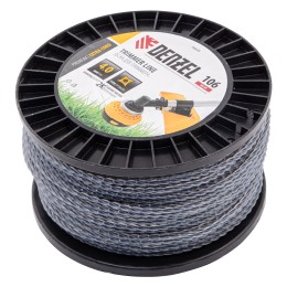 Denzel Леска для триммера двухкомпонентная витой квадрат, 4,0мм х 106м, на DIN катушке EXTRA CORD 96826