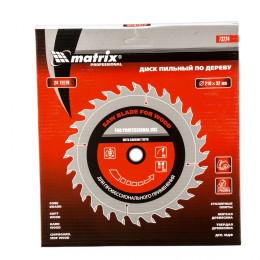 Matrix Пильный диск по дереву, 210 х 32 мм, 24 зуба, кольцо 30/32 Professional73224